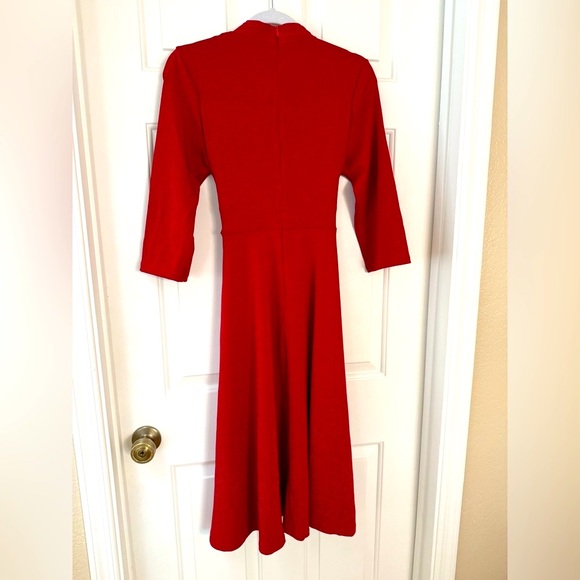 NWT VINTAGE STYLE GLITTER COCKTAIL DRESS w SELF BELT-S - Picture 9 of 16
